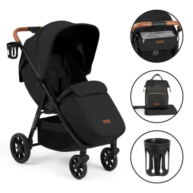 Ickle Bubba Stomp Stride Stroller - Prime Midnight unisex one