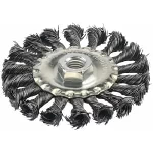 Silverline - Steel Twist-Knot Wheel - 100mm