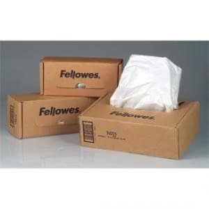 Fellowes 121 143 Litres Shredder Bags 1 x Pack of 50 Shredders Bags