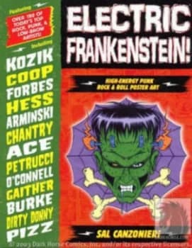Electric Frankenstein High-Energy Punk Rock and Roll Poster Art by Dark Horse Paperback
