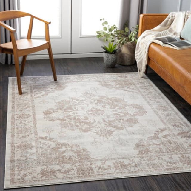 Livabliss Vintage Oriental Boho Yellow Shawna Area Rug 120 X 170 Cm - Easy Care, Non Shedding, Ideal For Living Room & Bedroom