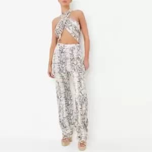 Missguided Tall Halterneck Jumpsuit - Multi