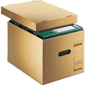 Leitz Box file 6081-00-00 340 mm x 275mm x 455mm Corrugated cardboard Ecru brown