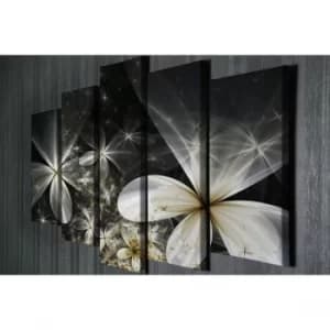 BC024 Multicolor Decorative Canvas Painting (5 Pieces)