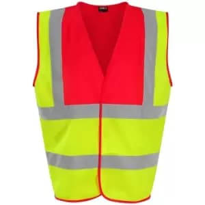PRO RTX High Visibility Unisex Waistcoat (S) (Yellow/Pink) - Yellow/Pink