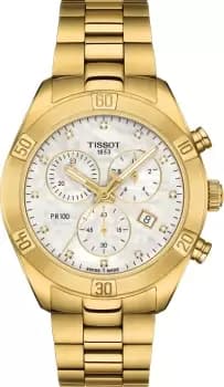 Tissot Watch PR 100 Sport Chic Chronograph - White