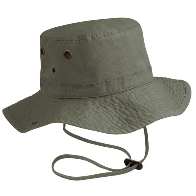 Beechfield Beechfield Men Outback UPF50 Protection Summer Hat Headwear in Dark Olive Dark Olive One Size Male 5055747770995