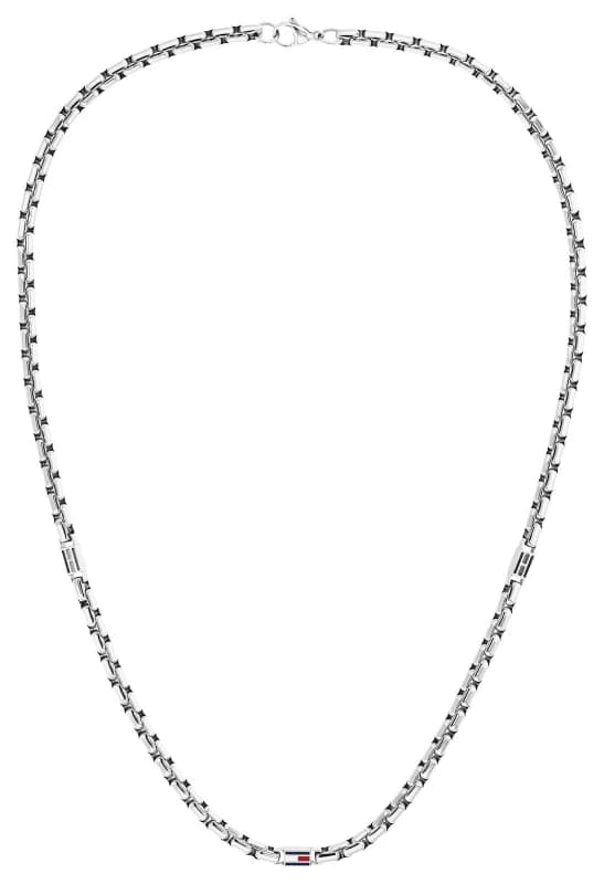 Tommy Hilfiger 2790672 3D Flat Metal Stainless Steel Chain Jewellery