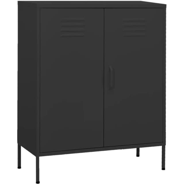 VIDAXL Storage Cabinet Anthracite 80x35x101.5cm Steel Vidaxl 8720286564806
