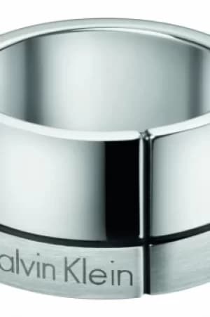 Mens Calvin Klein Stainless Steel Size T/U Constructed Ring KJ3PMR090110