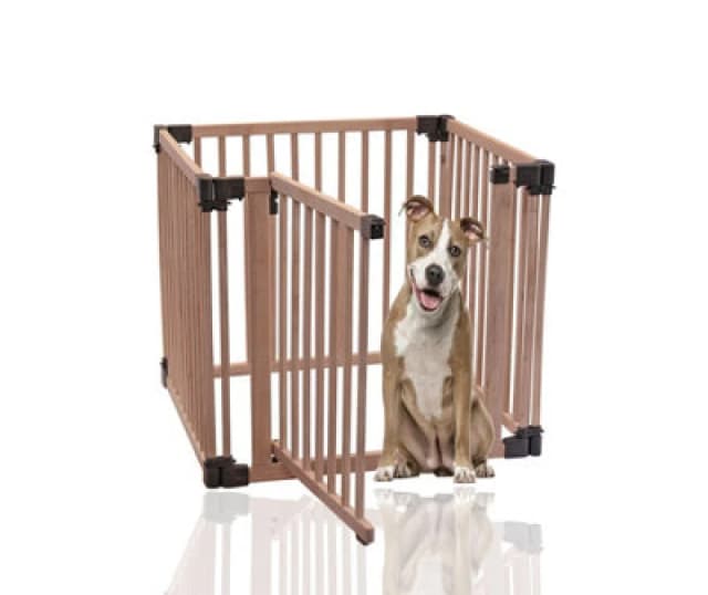 Bettacare Wooden Dog Pen, 80Cm X 80Cm, Natural Wood, 76Cm High, Dog Pen For Pets And Puppy, Dog Playpen, Indoor Dog Yard