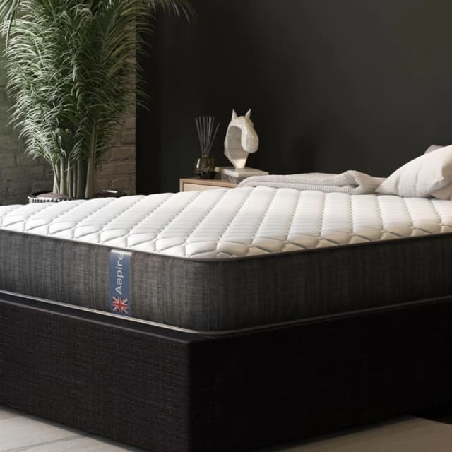 Aspire Aspire Muscle Recovery Pocket+ Memory Hybrid Mattress in White Size: Small Single White Small Single Unisex 5057632299802