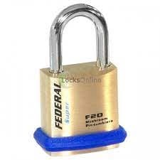 Federal 20F Solid Brass Padlock