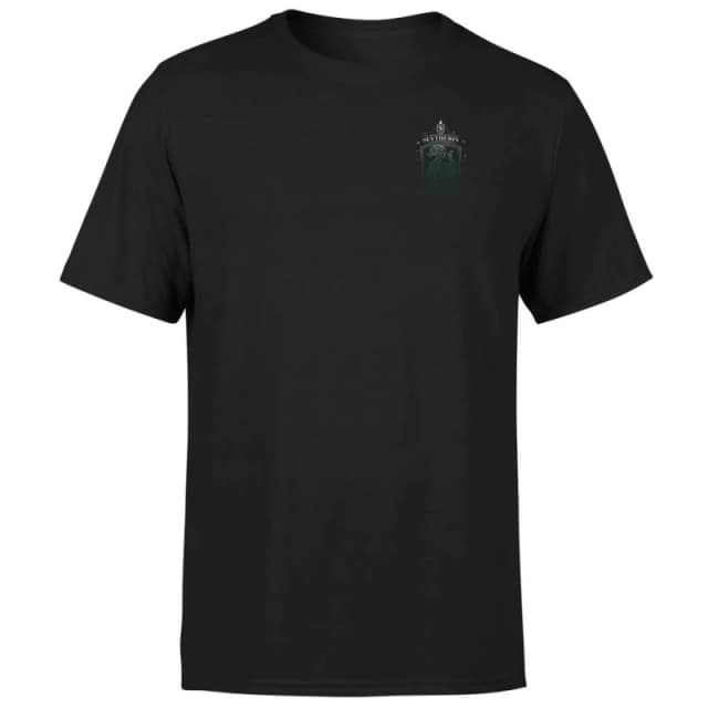 Harry Potter Ombre Slytherin Sigil Mens T-Shirt - Black - S - Black