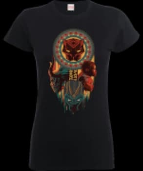 Black Panther Totem Womens T-Shirt - Black