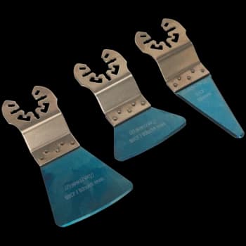 Sealey 3 Piece Oscillating Multi Tool Scraping Blade Set
