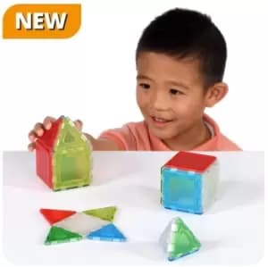Translucent Solid Magnetic Polydron Starter Set