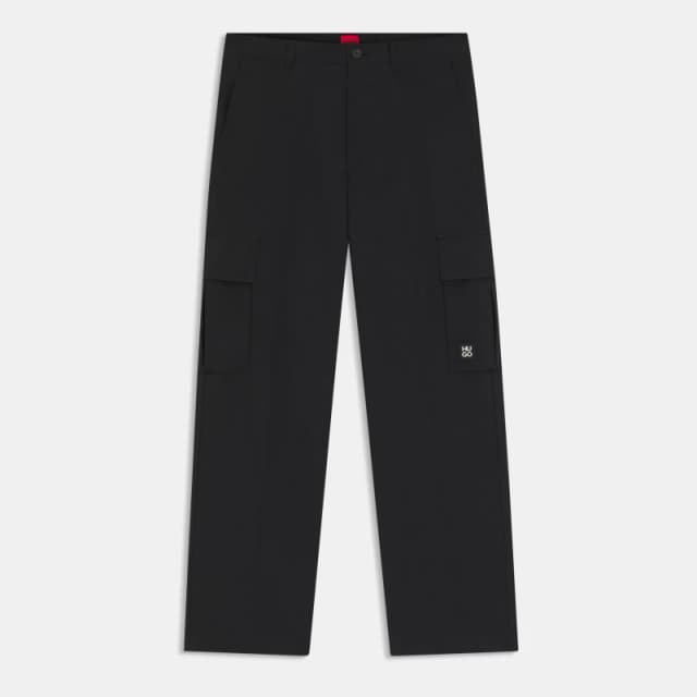 Hugo Mens Red Cargo Trousers Black 001 male L