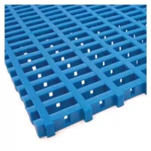 0.9M X 5M Blue Inter Relief Matting