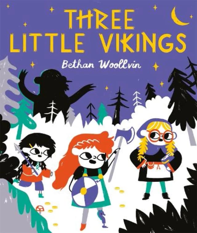 Bethan Woollvin Three Little Vikings Book Multi unisex