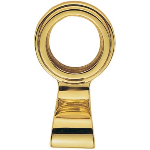 Loops Large Cylinder Latch Pull Night Latch Door Handle 76 x 45mm Polished Brass Metallics unisex