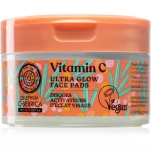 Natura Siberica Oblepikha C-Berrica Exfoliating Cotton Pads with Brightening Effect 20 pc