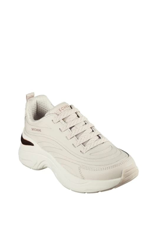 Skechers Womens Hazel Step N Flow Trainer UK Size 8 (EU 41) Natural SKE2339-NAT-8