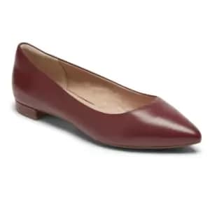 Rockport Adelyn Ballet Tawny Port - Pink
