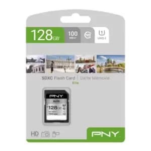 PNY Elite 128GB SDXC UHS-I Class 10