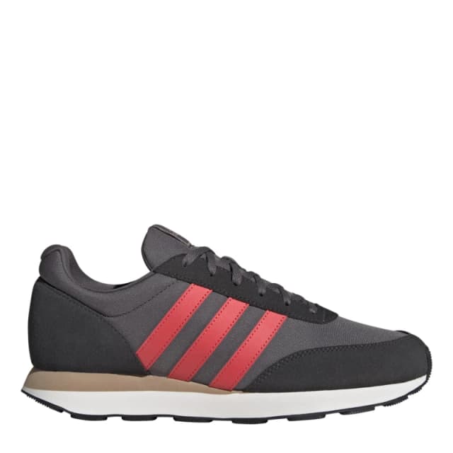 adidas Run 60s 3.0 Shoes Mens Grey/Red/Crbn male 6.5 (40)
