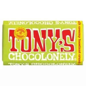 Tony's Chocolonely Milk Creamy Hazelnut Crunch, 180g