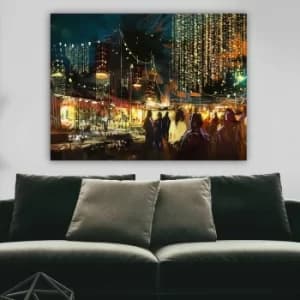 278801999_70100 Multicolor Decorative Canvas Painting