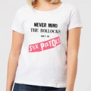Sex Pistols Never Mind The B*llocks Womens T-Shirt - White - 3XL