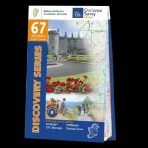 Map of County Kilkenny and Tipperary: OSI Discovery 67