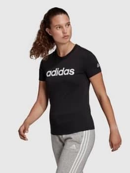 Adidas Essentials Linear T-Shirt - Black