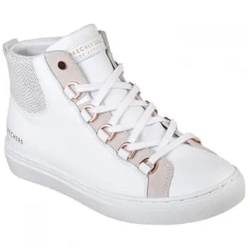 Skechers Street High Top Trainers - White