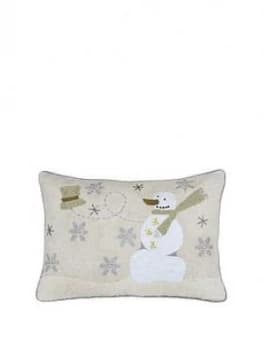 Riva Home Advent Snowman Cushion
