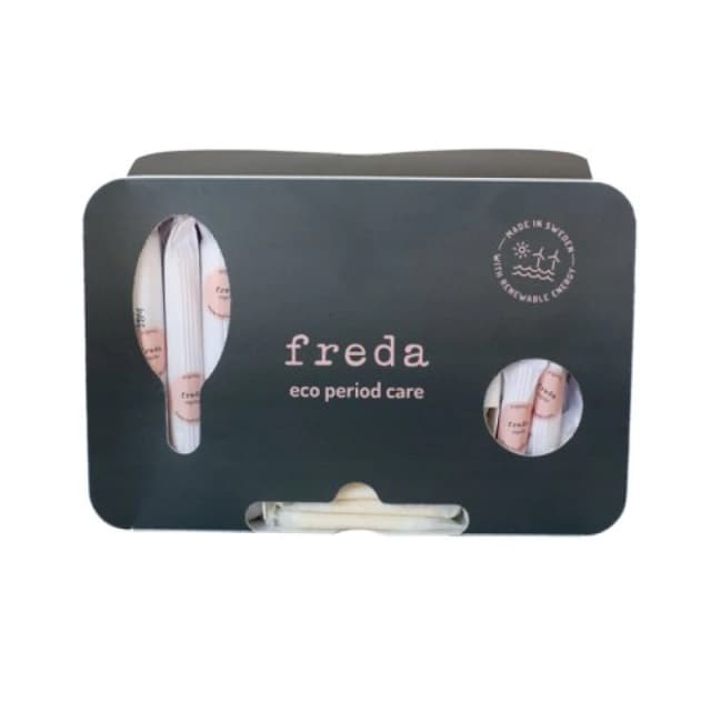 Freda Dispenser + 60 Pads/Applicator + Non Applicator Tampons Regular 2020