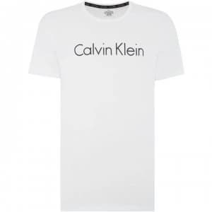Calvin Klein Crafted Print T-Shirt - White