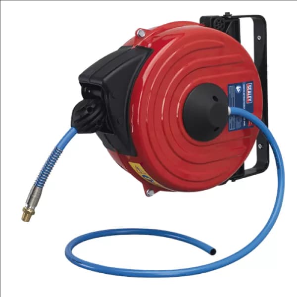 Genuine SEALEY SA90 Retractable Air Hose Reel 12mtr Ø8mm ID TPU Hose