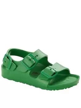 Birkenstock Milano Eva Kids Sandal, Green, Size 10 Younger
