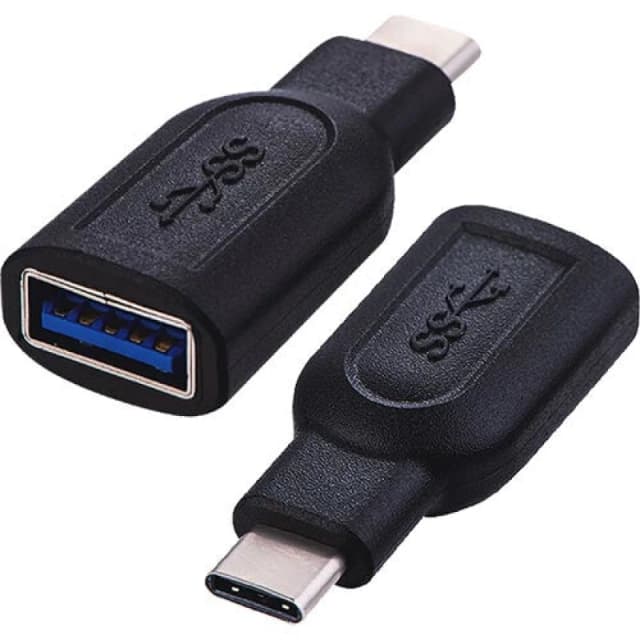 Cablenet Cablenet USB 3.1c Male - USB3.0 Type A Female Black Adaptor 24-0310