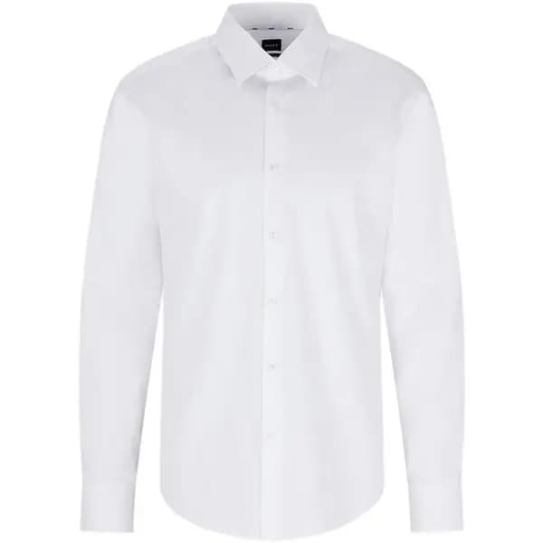 Boss Joey Kent Long Sleeve Shirt - White L