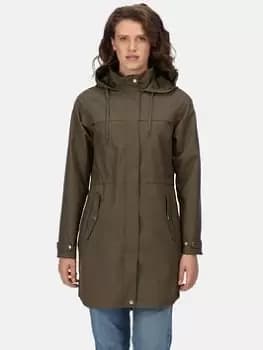 Regatta Adasha Waterproof Shell Jacket - Khaki, Size 18, Women