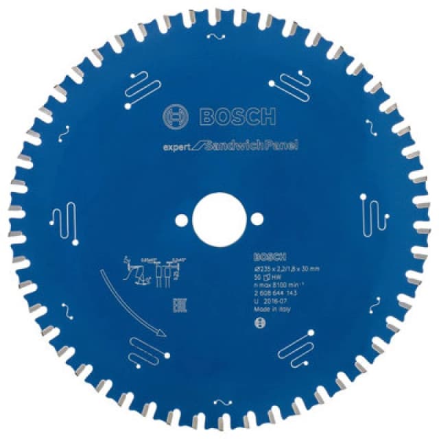 Bosch EXPERT Sandwich Panel Circular Saw Blade 235 x2.2/1.8 x30mm T50 2608644143 5140797092