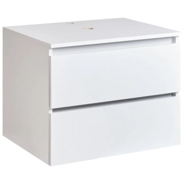 Beliani Wall Mounted Vanity Unit Serra 60 Cm White