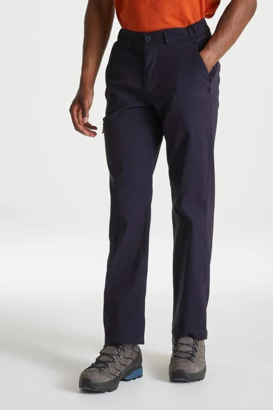 Craghoppers Mens Kiwi Pro Polyamide Walking Trousers 40R - Waist 40' (102cm), Inside Leg 31' Dark Navy CMJ564-3G3-40R