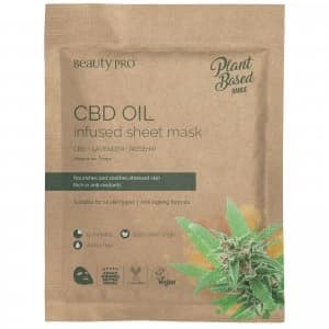 BeautyPro CBD Oil Infused Sheet Mask 22ml