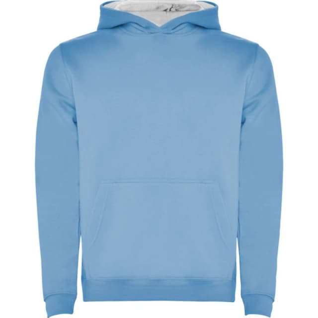ROLY Urban Drawstring Hoodie in Mid Blue Size: 3-4 Years Mid Blue Unisex 3-4 Years