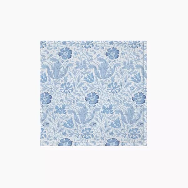 William Morris Compton Pack Of 4 Napkins Blue